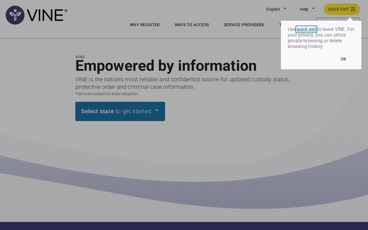 Kansas VINELink county-jail custody notification search for Barber County records